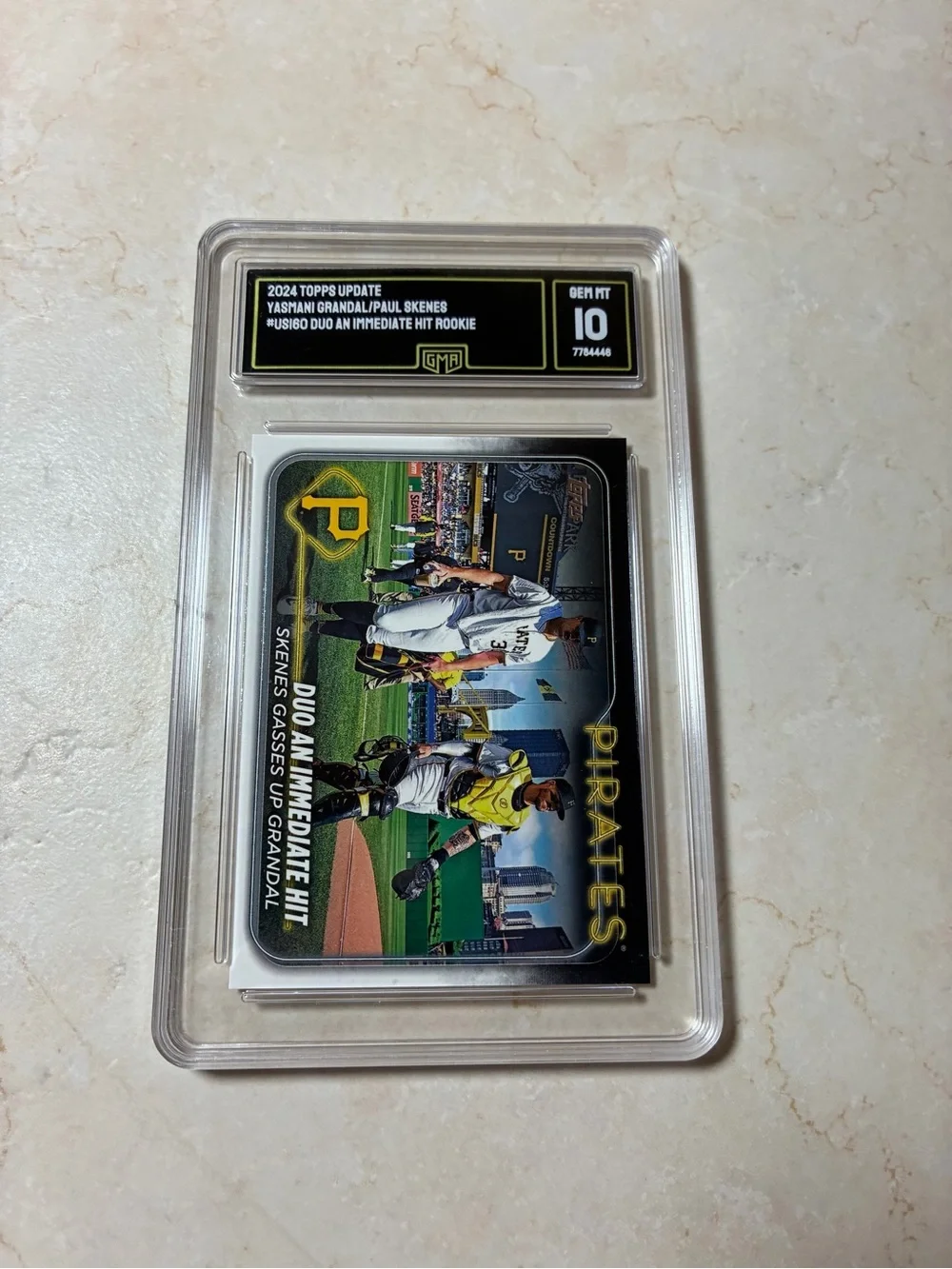 Yasmin Grandal/Paul Skenes Topps Pirates Duo Rookie Card -